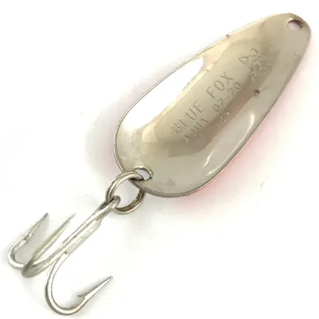 Blue Fox Aqua Spoon Skeddrag, Röd / Vit / Nickel, 7g, Vintage, #4487