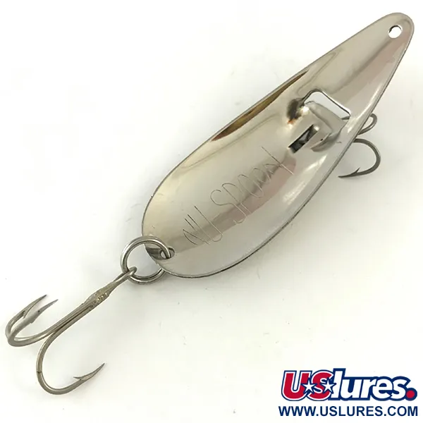 American Sportsman NU Spoon Skeddrag, Silver/Guld, 11g, Metallflik, #4496