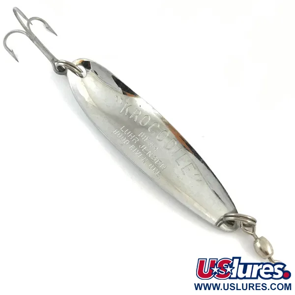 Luhr Jensen Krocodile Die #4 Skeddrag, Hamrat nickel, 14g, #4507