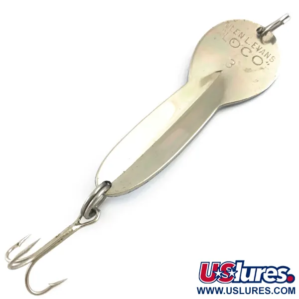 Glen Evans Loco 3 Skeddrag, Nickel / Blå, 17g, Prismatejp, #4535