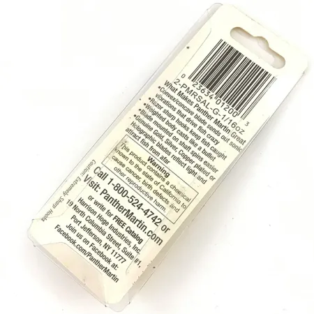 Panther Martin 2 Spinnare, Guld / Röd, 1.77g, guldpläterad, #4540