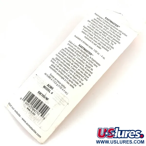 Acme Kastmaster UV Skeddrag, Orange UV Glow, 3.5g, UV-reaktiv, #4546