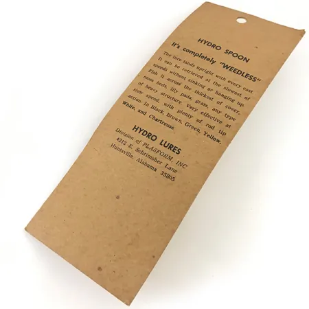 Hydro Lures Weedless Hydro Spoon Skeddrag, Gul/Röd, 14g, Vasskyddat, #4552