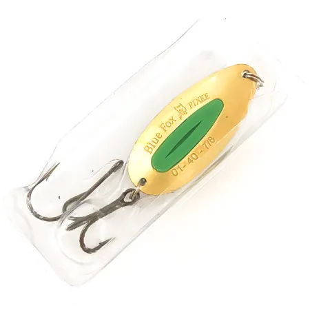 Blue Fox Pixee Skeddrag, Grön / Guld, 21g, 24k Guldpläterat, #4554