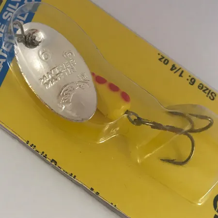 Panther Martin 6 Spinnare, Gul Röd, 7g, In-Line Sked, #4581