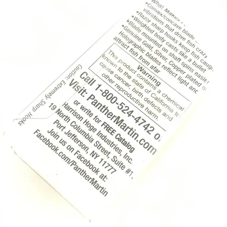 Panther Martin 6 Spinnare, Gul Röd, 7g, In-Line Sked, #4581