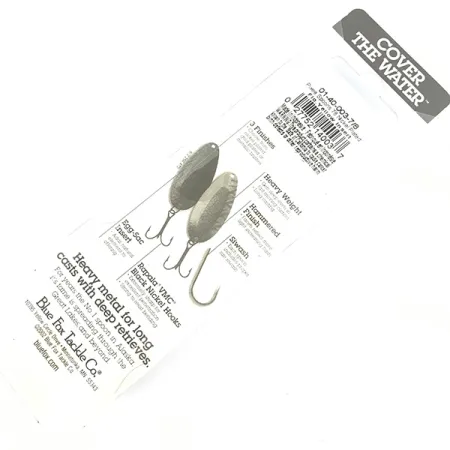 Blue Fox Pixee UV Skeddrag, Hamrad nickel / Gul, 24g, #4587