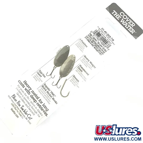 Blue Fox Pixee UV Skeddrag, Hamrad nickel / Gul, 24g, #4587