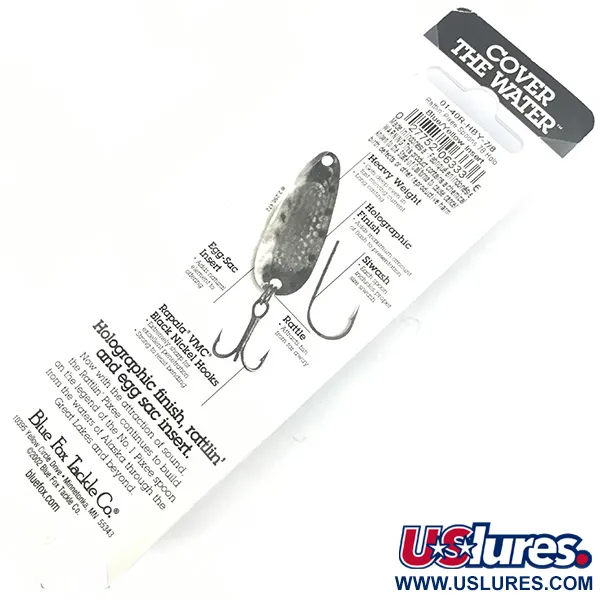 Blue Fox Rattlin Pixee UV Skeddrag, Blå/Gul, 24g, Rassel, #4590