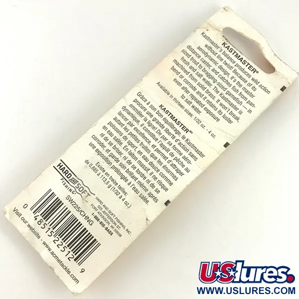 Acme Kastmaster Skeddrag, Nickel / Grön, 2.5g, Aerodynamisk, #4599