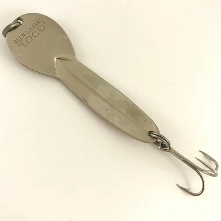 Loco 4 Glen Evans Skeddrag, Nickel / Röd, 23g, Prisma-sticker, #4600