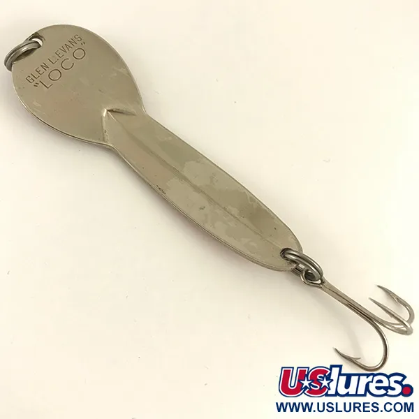 Loco 4 Glen Evans Skeddrag, Nickel / Röd, 23g, Prisma-sticker, #4600