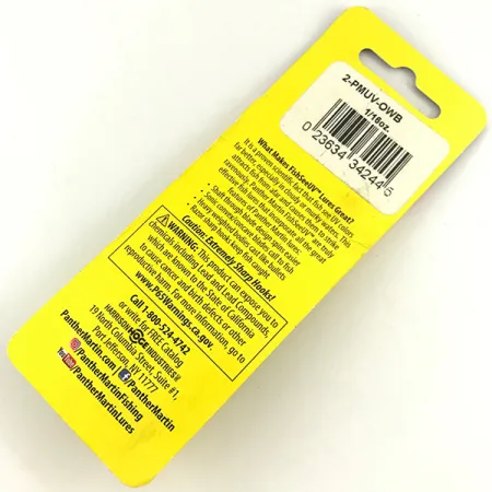 Panther Martin 2 Spinnare, Regnbåge, 2.5g, FishSeeUV, #4602