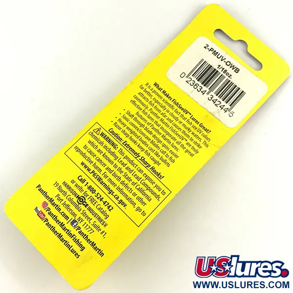 Panther Martin 2 Spinnare, Regnbåge, 2.5g, FishSeeUV, #4602