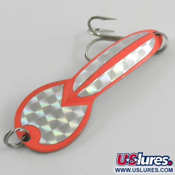 Skeddrag Glen Evans Loco 3, Fluo Orange/Nickel, 17g, Vintage, #4610