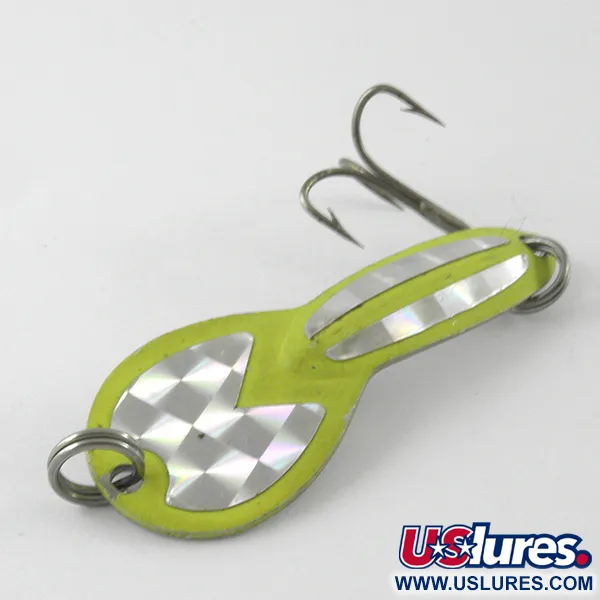 Loco 2 Glen Evans UV Skeddrag, Gul/Nickel, 7g, UV-reaktiv, #4611