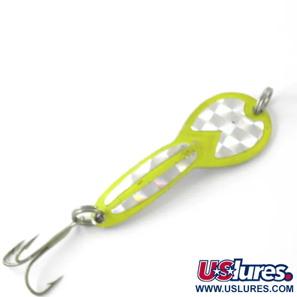 Loco 2 Glen Evans UV Skeddrag, Gul/Nickel, 7g, UV-reaktiv, #4611