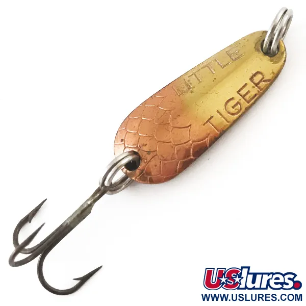 Thomas Little Tiger Skeddrag, Koppar / Guld, 3,5g, Fjällmönster, #4614