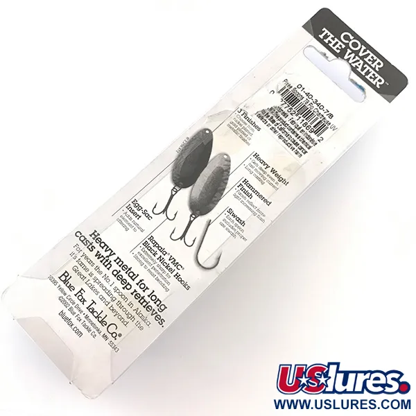 Blue Fox Pixee UV Skeddrag, Hamrad nickel/Blå, 24g, UV, #4621