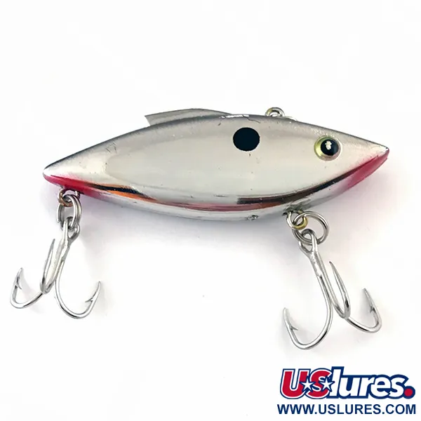 Bill Lewis Rat-L-Trap Lipless Crankbait, Silver, 10g, Vintage, #4622