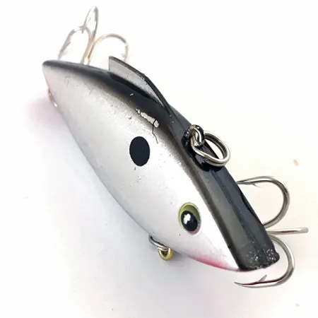 Bill Lewis Rat-L-Trap Lipless Crankbait, Silver, 10g, Vintage, #4622