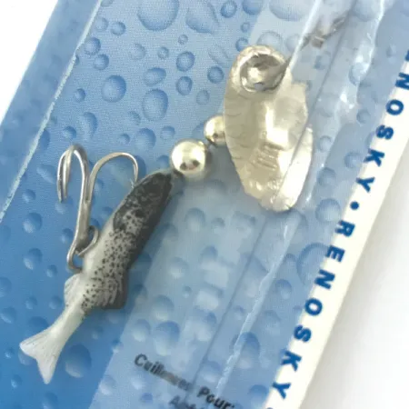 Renosky Sonic Swing Minnow 0 Spinnare, Silver, 2g, Tail-Flex, #4639