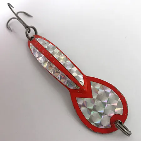 Glen Evans Loco 4 UV Skeddrag, Mässing / Röd UV, 23g, Prisma, #4646