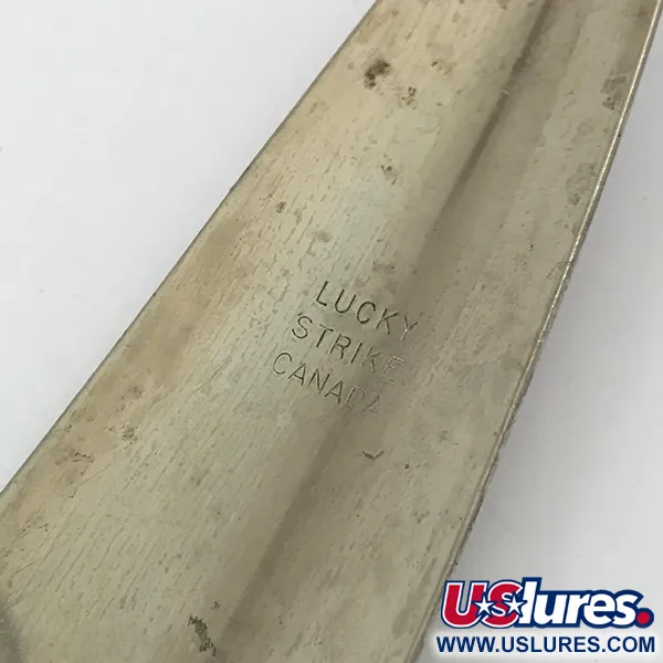 Lucky Strike Canoe Wobbler Skeddrag, White Pearl/Nickel/Röd, 45g, #4647