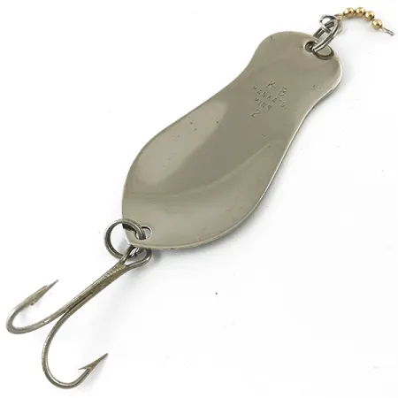 K-B Bait K-B Spoon 2 Skeddrag, Nickel, 14g, Kulkedja, #4649