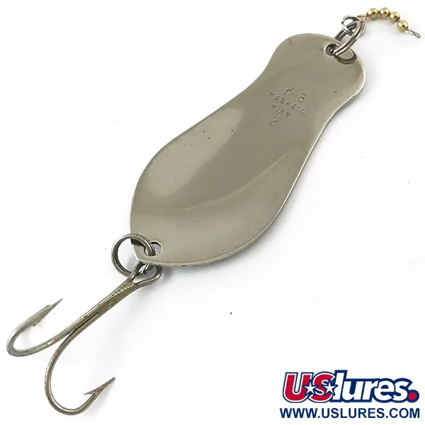 K-B Bait K-B Spoon 2 Skeddrag, Nickel, 14g, Kulkedja, #4649