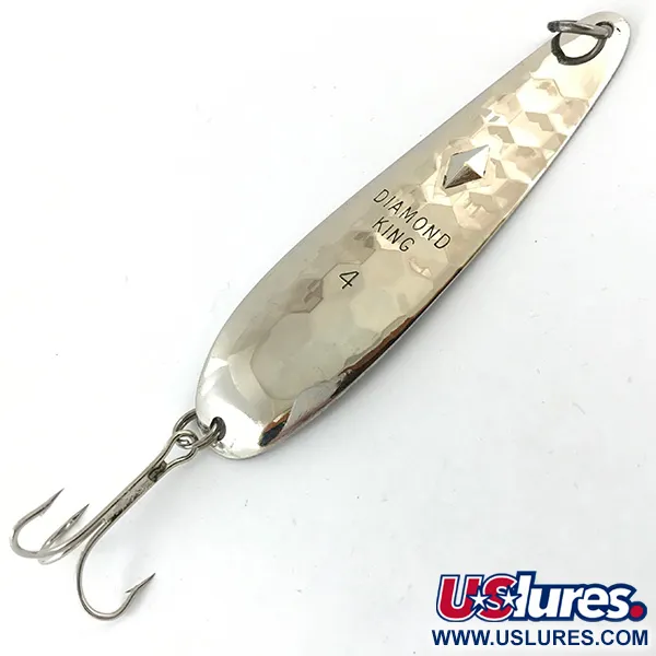 Luhr Jensen Diamond King 4 Skeddrag, Hamrat silver, 14g, #4657