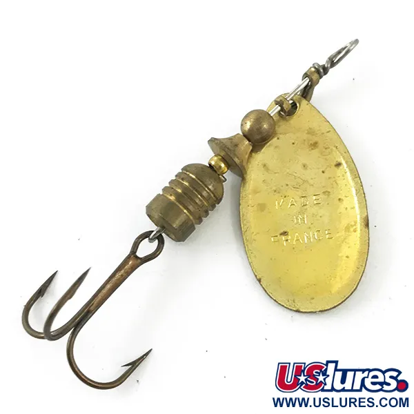 Mepps Aglia 2 (1950s) Spinnare, Guld, 4,5g, Vintage, #4671