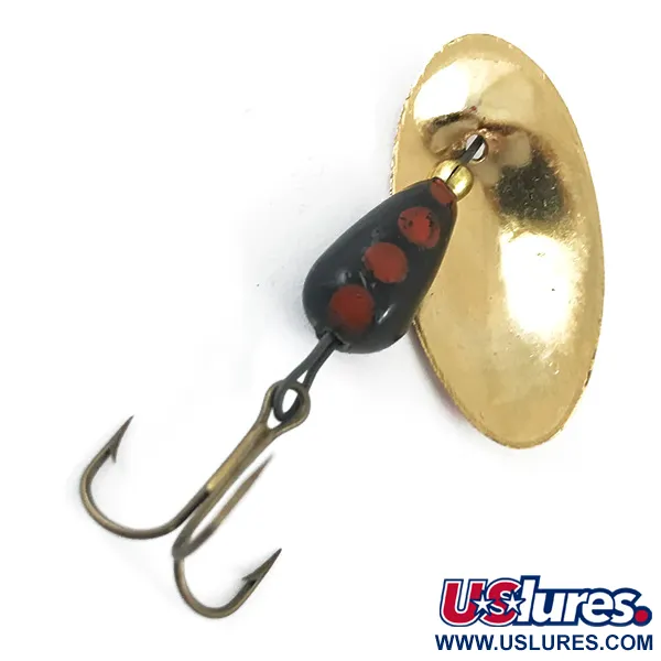 Panther Martin 4 Spinnare, Guld/Röd/Svart, 4g, Randigt skedblad, #4676