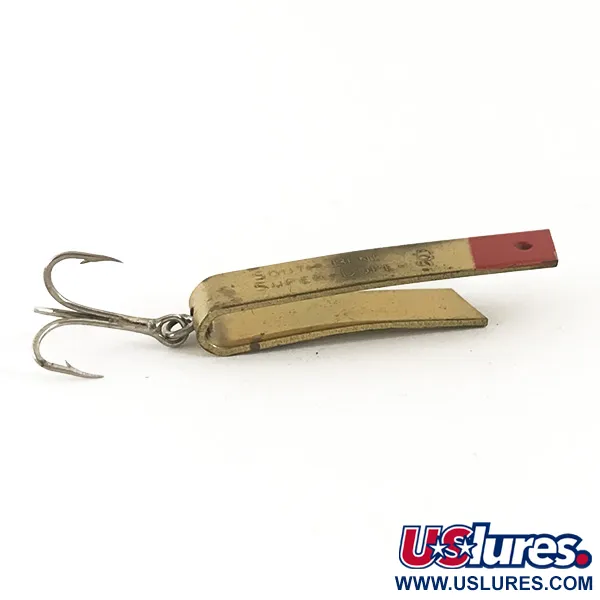 South Bend Super-Duper 503 Skeddrag, Mässing / Röd, 4.3g, USA, #4685