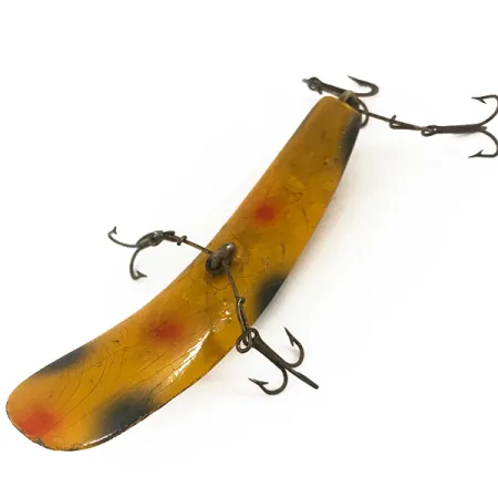 Helin Flatfish Bete, Gul / Svart, 9g, Vintage-design, #4686