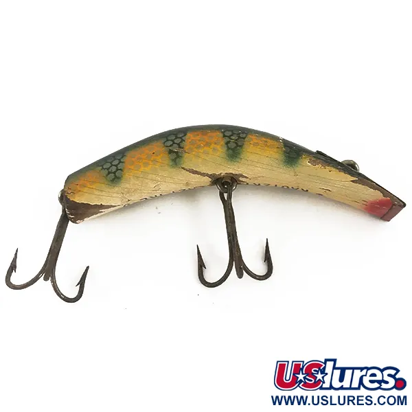 Kautzky Lazy Ike Bete, Abborre, 7g, Vintage Trä, #4693