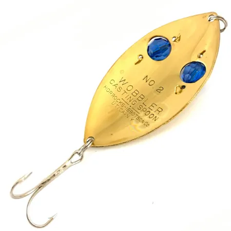 Horrocks-Ibbotson Wobbler Skeddrag, Guld, 23g, Glaspärlor, #4705