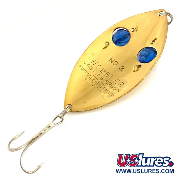 Horrocks-Ibbotson Wobbler Skeddrag, Guld, 23g, Glaspärlor, #4705