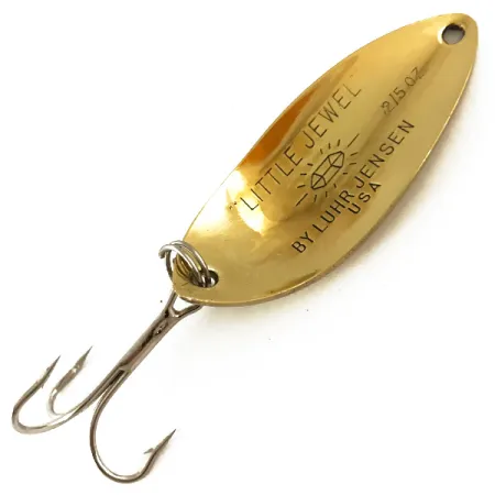 Luhr Jensen Little Jewel Skeddrag, Guld, 14g, Vintage, #4717