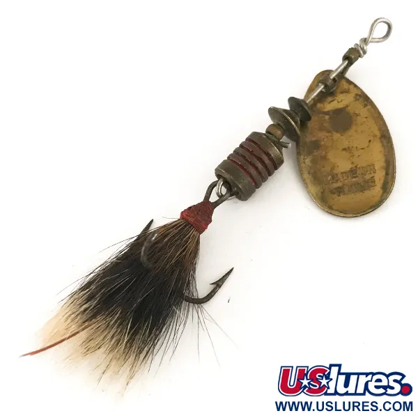 Mepps Aglia 1 dressed Spinnare, Mässing, 3,5g, Ekorrhår, #4722