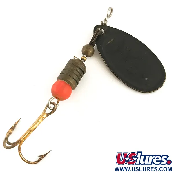 Mepps Comet 2 Spinnare, Svart, 4.3g, Mässingskropp, #4724