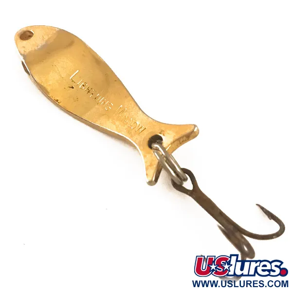Luhr Jensen Lightning Minnow Skeddrag, Guld, 5.5g, USA, #4740