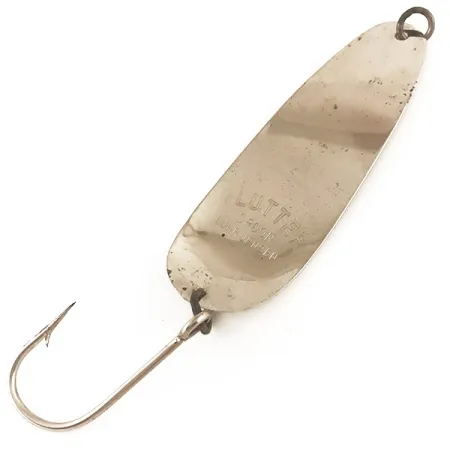 Luhr Jensen Flutter Spoon UV Skeddrag, Neongrön, 7,5g, UV, #4746