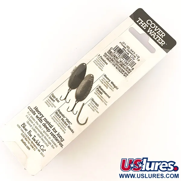 Blue Fox Pixee Skeddrag, Hamrad nickel/Blå, 14g, UV-insats, #4748