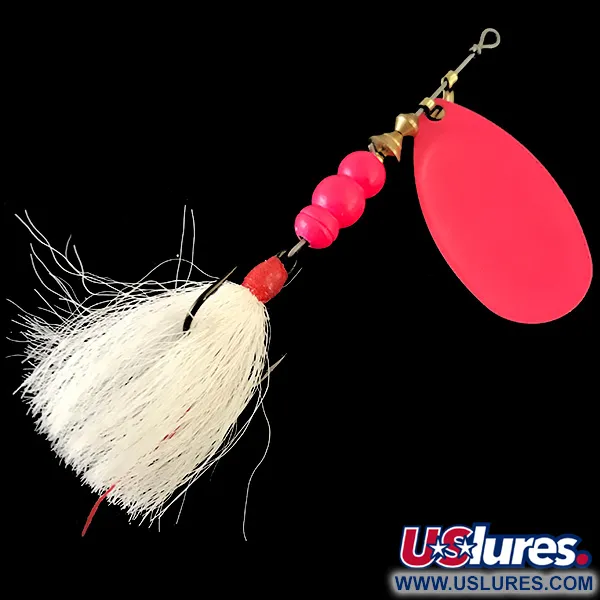 Mepps Aglia 4 dressed UV Spinnare, Rosa, 10g, UV-finish, #4751