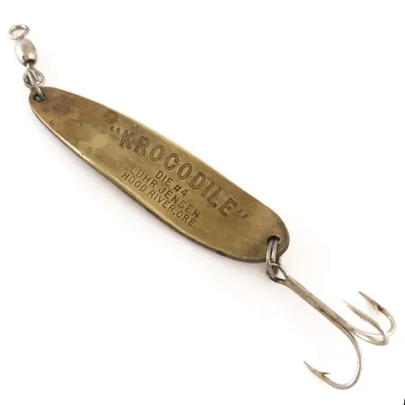 Luhr Jensen Krocodile Die #4 Skeddrag, Mässing / Röd, 17g, #4770