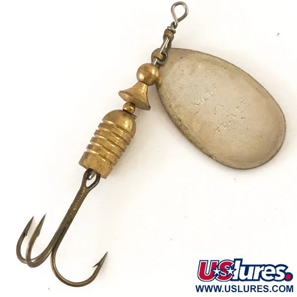 Vintage Mepps Aglia 3 Spinnare, Mässing, 7g, Originalskick, #4776