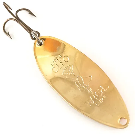 Little Cleo (Hula Girl) Skeddrag, Guld / Orange, 14g, Hula Girl, #4782