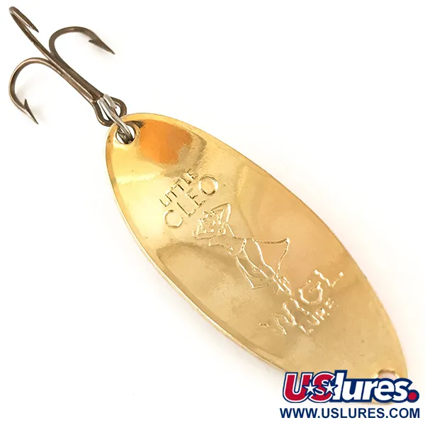 Little Cleo (Hula Girl) Skeddrag, Guld / Orange, 14g, Hula Girl, #4782