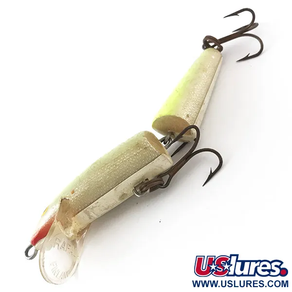 Rapala Jointed J-9 Ledat Drag, Gul, 7g, Balsaträ, #4822